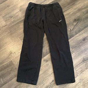 Nike Sweatpants Vintage Black Waist String Men Extra Large